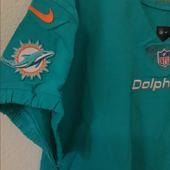 NWT $325 NIKE NFL ON-FIELD MIAMI DOLPHINS JERSEY BLANK AJ1664-311 52